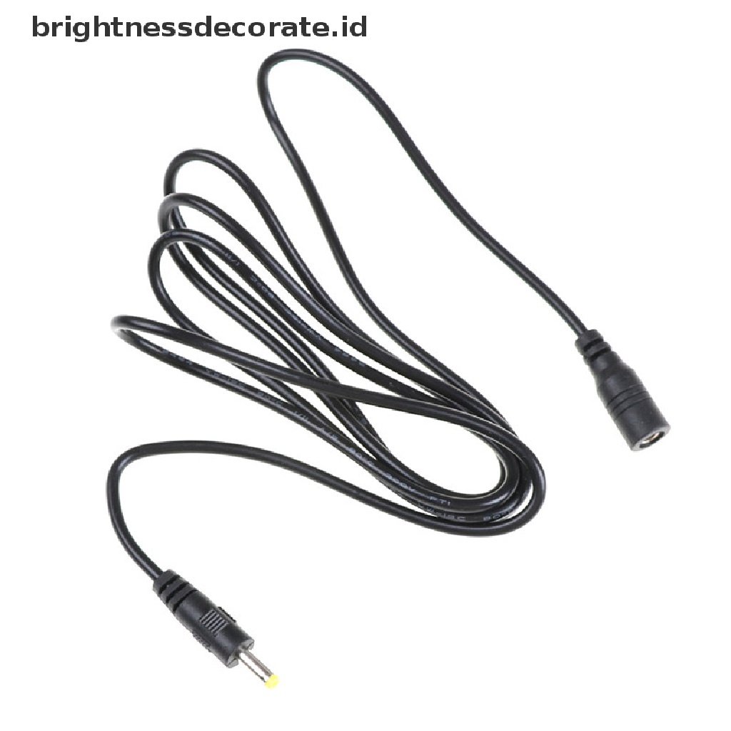[birth] 4mm x 1.7mm 4mmx1.7mm 4x1.7 DC Power Plug Extension Cable Lead 90CM [ID]