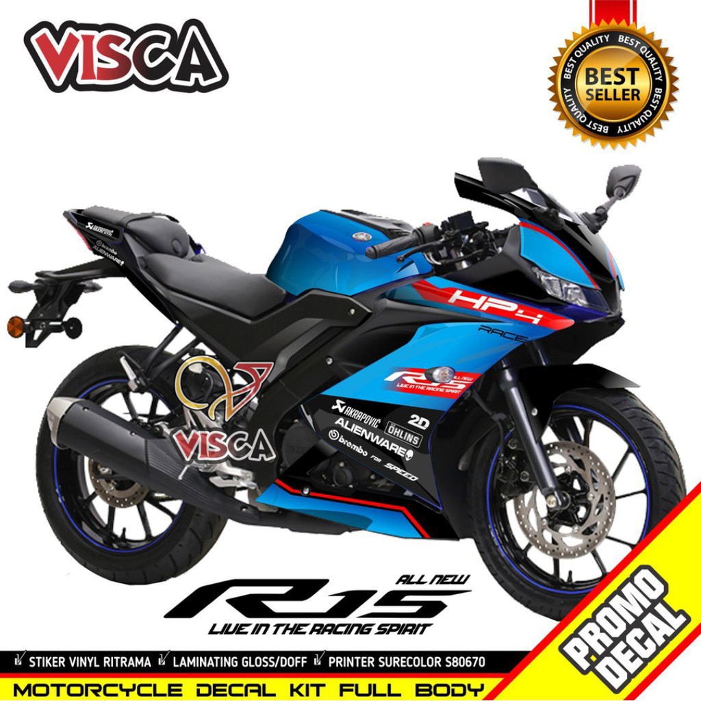Decal Stiker Motor R15 V3 HP4