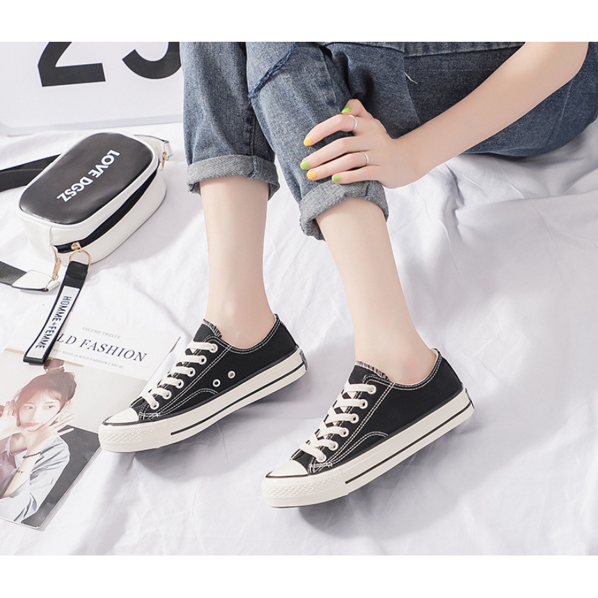 Sepatu Kanvas Wanita Korea Style Warna Warni Women Canvas Shoes SP026