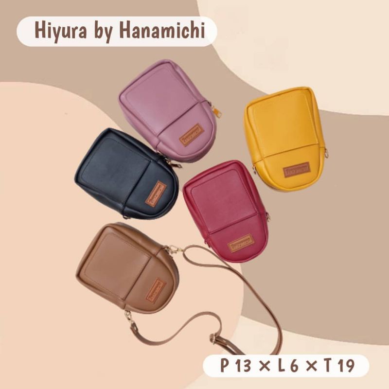 tas hanamichi hiyura kulit sintetis