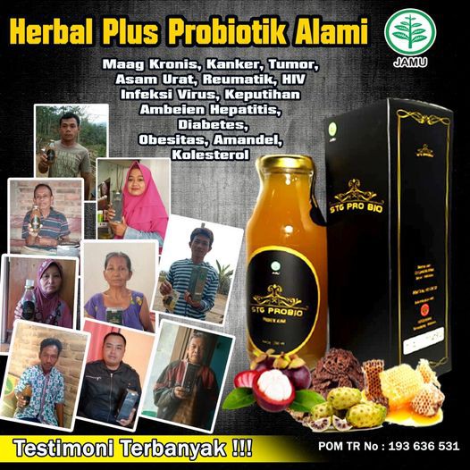 

TESTIMONI TERBANYAK STG PRO BIO HERBAL PROBIOTIK ASLI