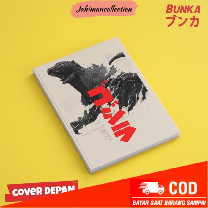 

✨ BISA COD ✨ Notebook Godzilla 7A Hardcover A5 Buku Tulis Catatan Note Agenda
