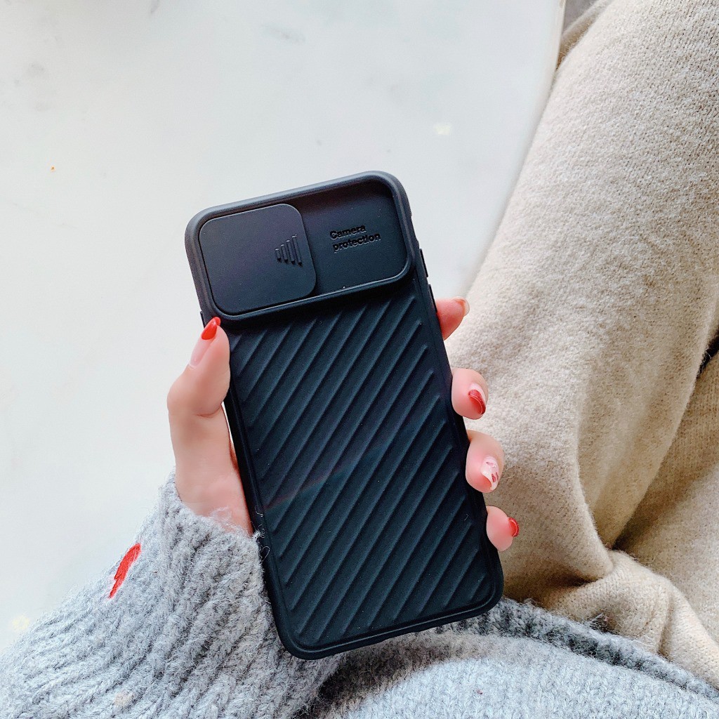 [CASING IMPOR] iPhone X / XS / XR / XS Max Tutup Pelindung Kamera Geser Soft Case by WEIKA COD