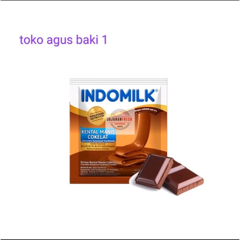 

indomilk sachet 1 pack isi 6 sachet