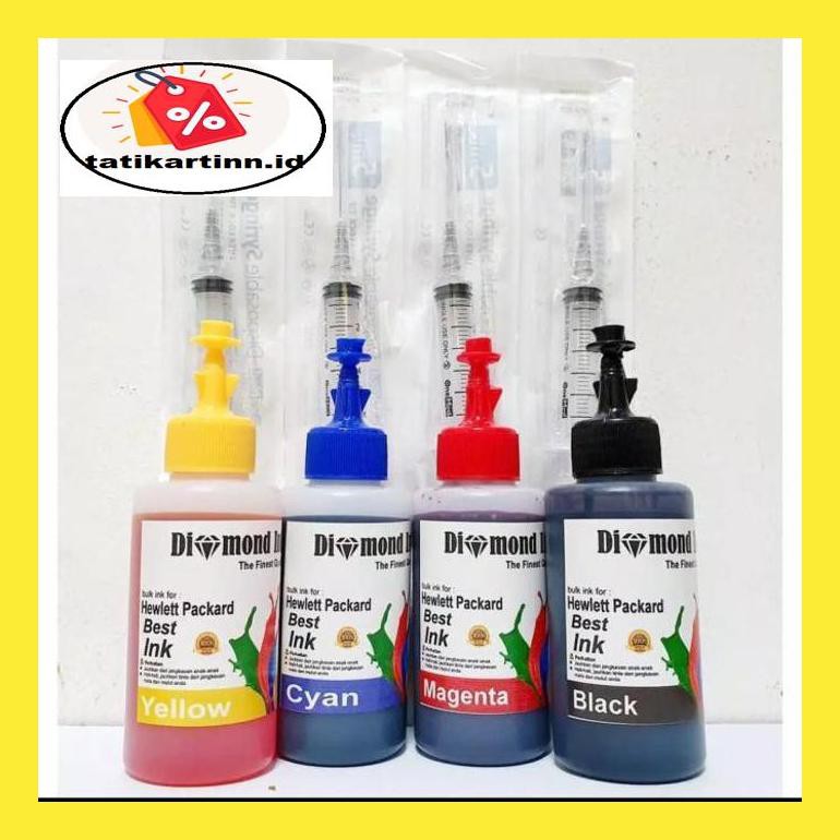 

740Dpppt Tinta Hp 678 680 802 803 46 60 21 Isi Ulang Diamond Ink 100Ml 8D6Mpt0P
