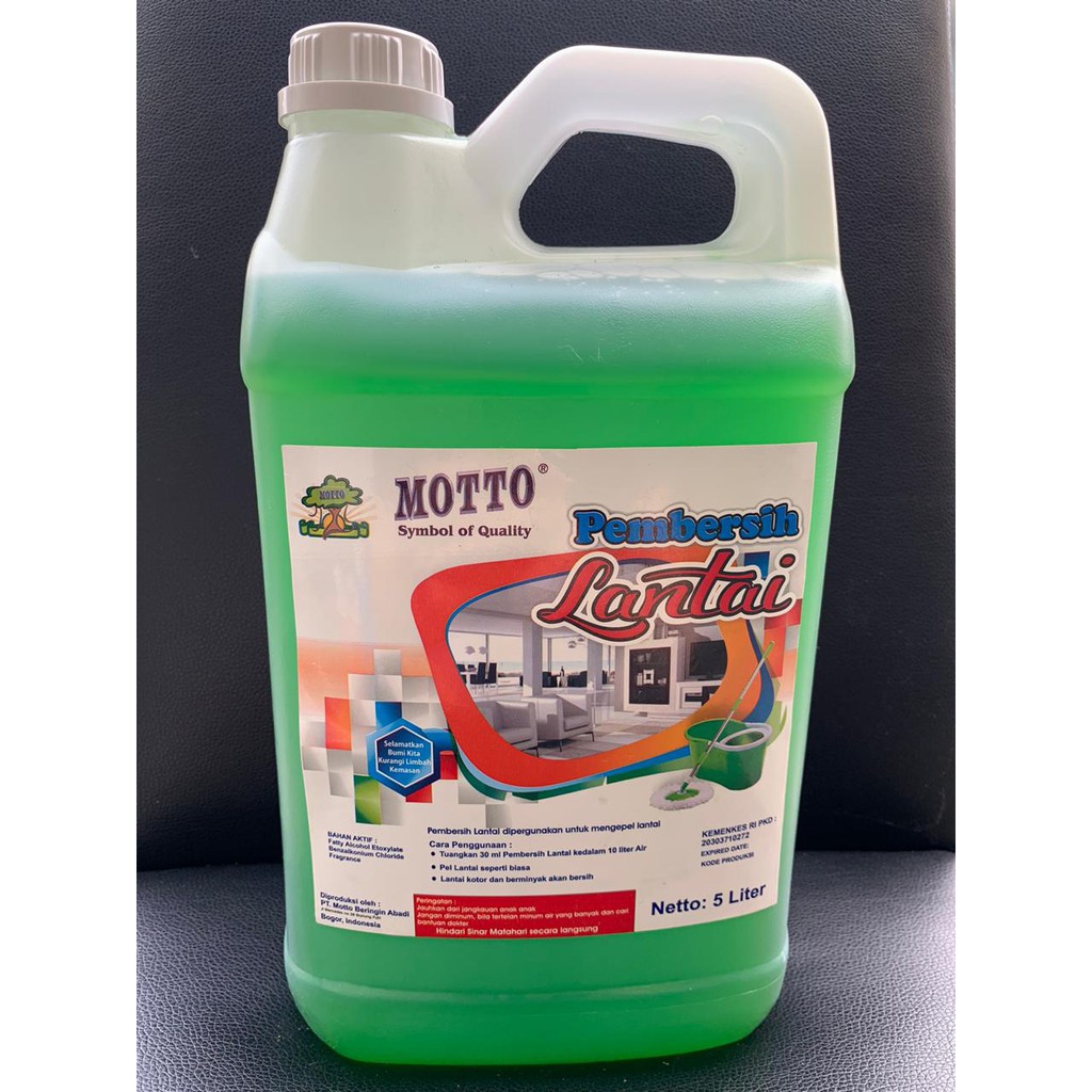 Sabun Pembersih Lantai / Floor Cleaner Apple Green MOTTO 5 Liter