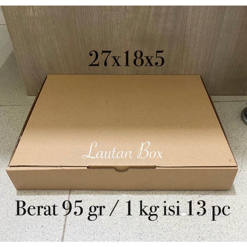 

dus die cut 27x18x5 box murah hampers
