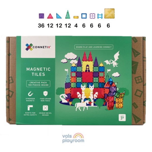 

Connetix Tiles 100 pcs Berkualitas