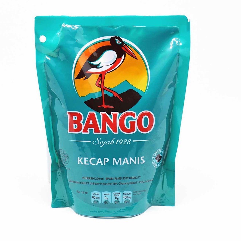 

SEMBAKO - Bango Kecap Manis 220 Ml - Soy Sauce, Kecap Manis Refill, Kecap Manis Pouch