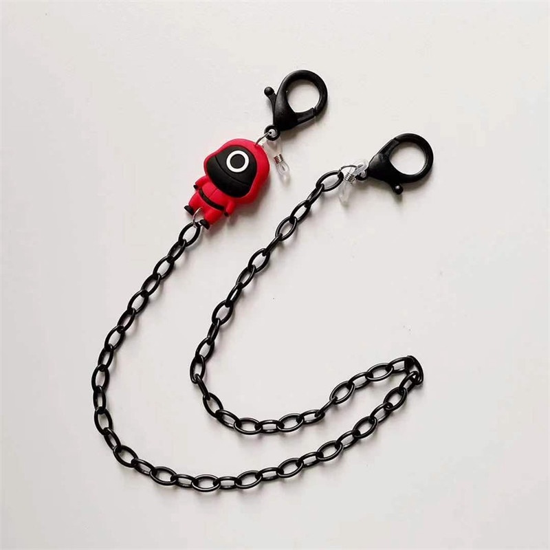 (Zomi) Tali Lanyard Kacamata / Earphone Motif Kartun Cumi Bahan Akrilik Gaya Korea