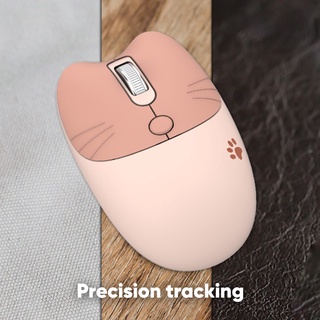 MOFii Mouse Wireless Mute Klik 2.4G Cat Ear Design M3 bekerja dengan Windows Mac untuk Android