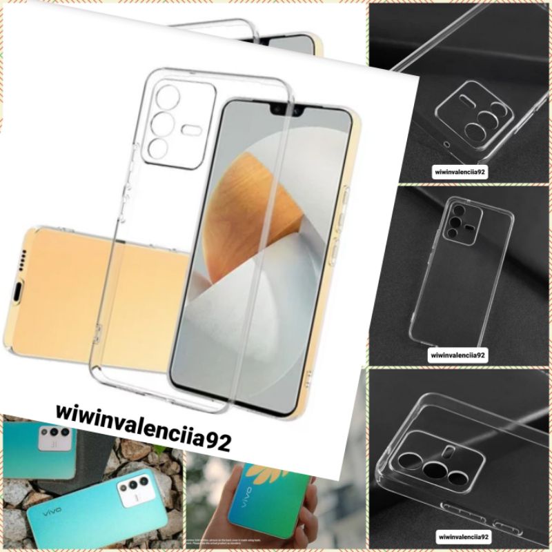 Softcase Clear Protecth Camera Lens Vivo V23/V23E/V25 Pro V25e V27 V27e Silicone Bening Full Clear N