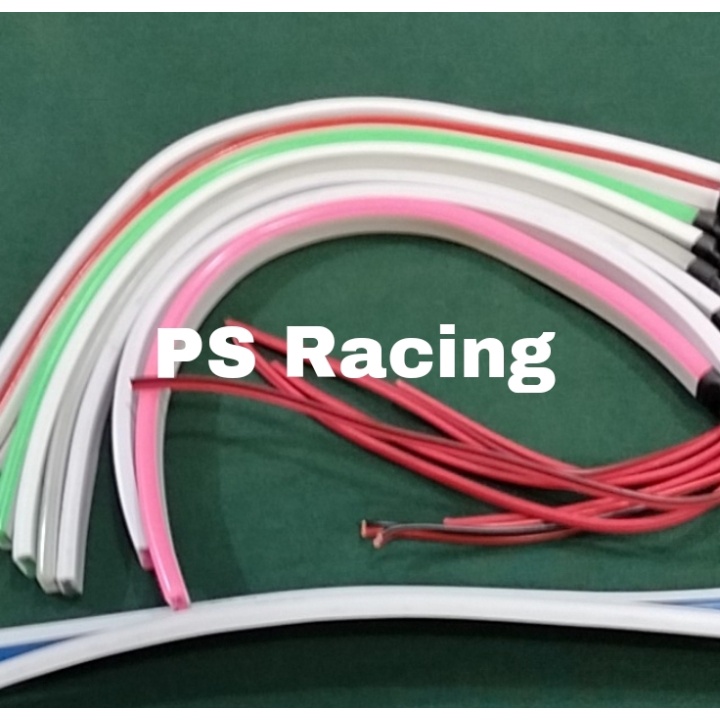 (2PCS) Lampu DRL Neon Flexible 30cm - Led Alis Fleksible Fleksibel led Flexibel Warna Biru Kuning Se