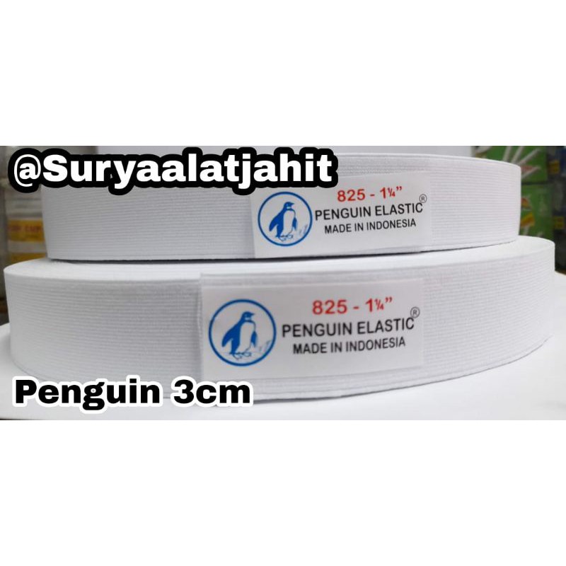 Karet Penguin 11/4in/3cm (825) Putih @36Y =rp.81.550/1pcs