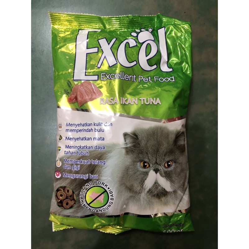 Excel Cat Food fresh pack 500gr Makanan Kucing