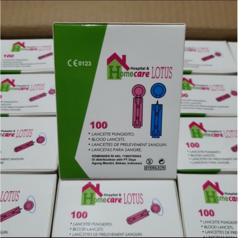 Blood Lancet 28G isi 100 / Jarum bekam