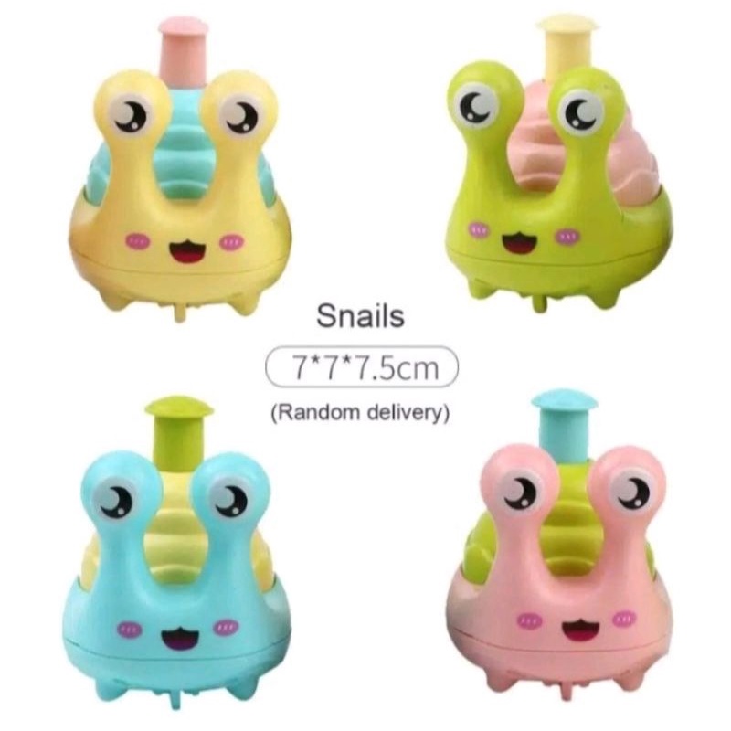 mainan happy owl toy &amp; snail tekan jalan