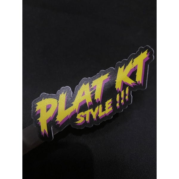 STIKER PLAT KT STYLE Vol.2