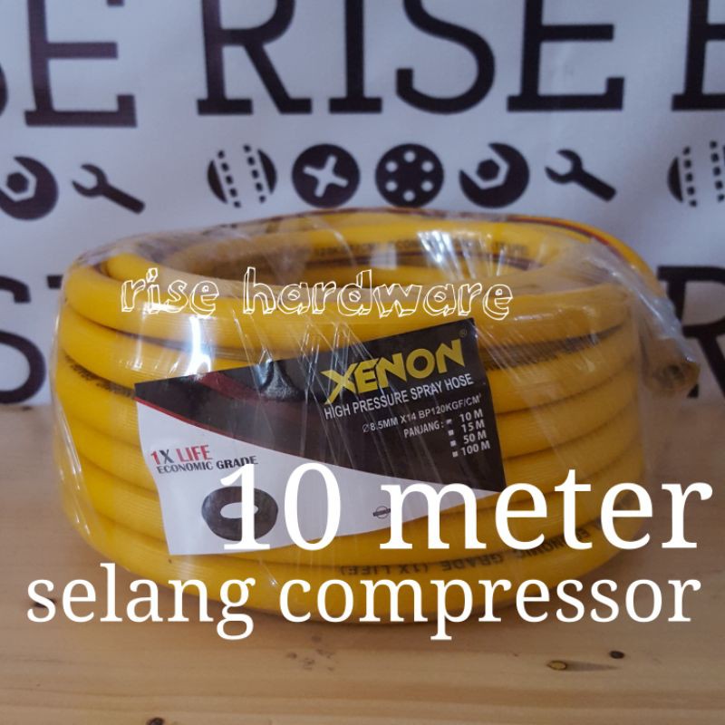 selang kompresor 10m jet sprayer 10meter compressor hose 10 m meter  8.5mm 5/16 xenon atau sekelas