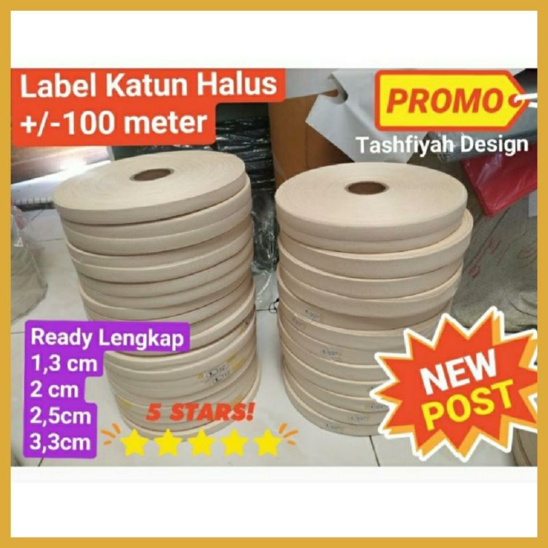 

Pita Katun Polos Hitam 1cm Twill 2cm 3cm