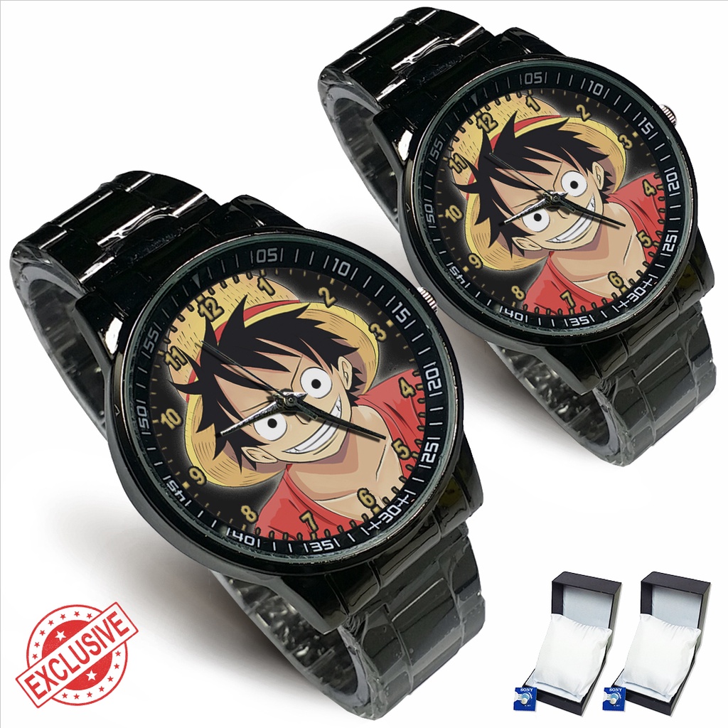 Jam Tangan Rantai Couple ONE PIECE MOTIF 2 (Special)