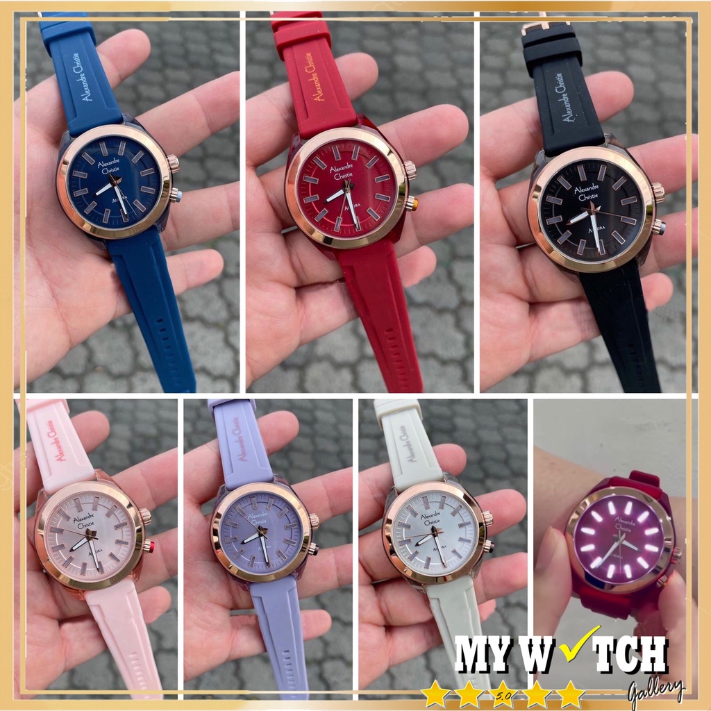 Jam Tangan Alexandre Christie AC 2928 LH Wanita Original Diameter 3,8 cm