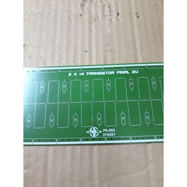 Pcb Line Final Transistor Toshibah 2x14 2U 30 cm 053