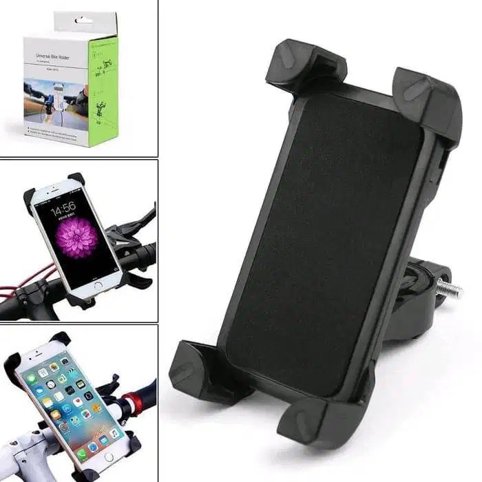 HOLDER SEPEDA Universal 360 Rotation Bike Holder For All Smartphone 4.5 - 7 Inch Dipasang di Setang