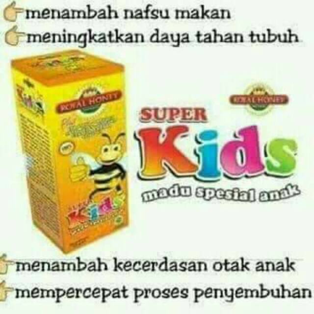 

Madu Natural Royal Honey Super Kids