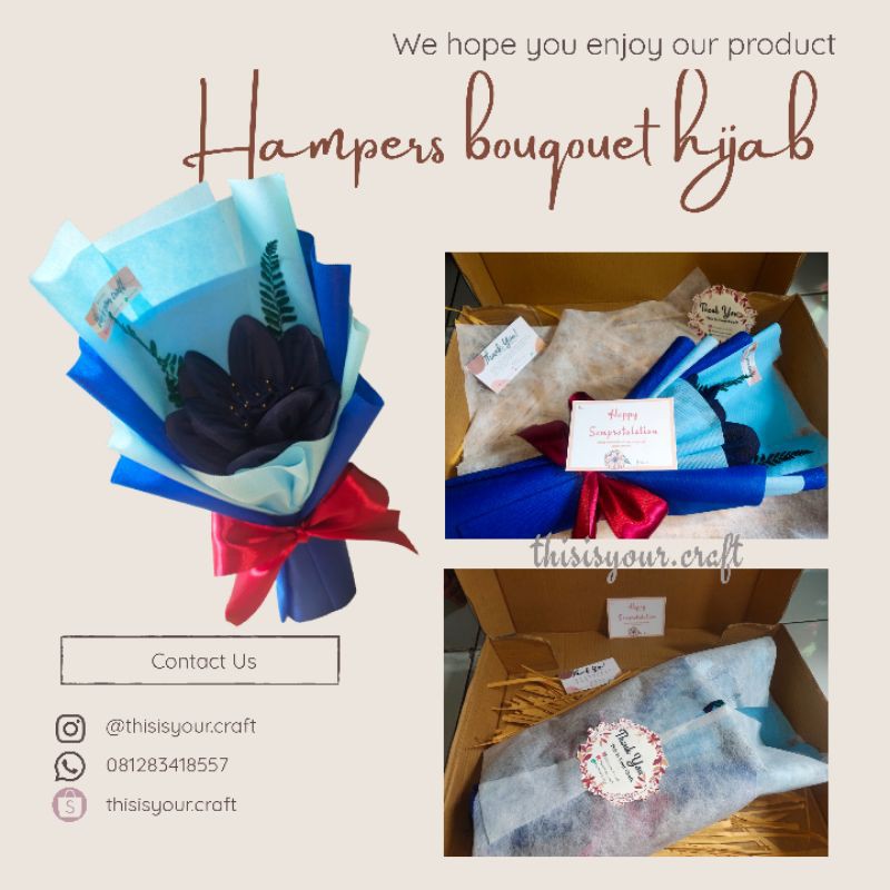 Buket / Buket Hijab / Bouqouet Hijab / Hampers Bouqouet hijab / Buket hijab / Hampers Buket Hijab