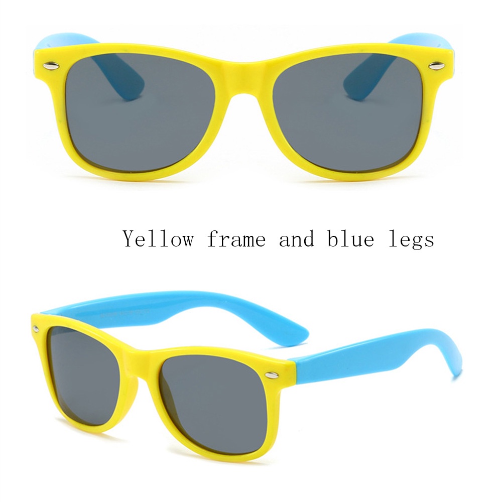 【COD Tangding】Kids Sunglasses New Polarized Sunglasses Mitting Sunglasses Kids Classic Silicone Sunglasses TPEE Glasses