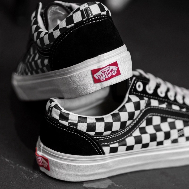 VANS STYLE 36 CHECKERBOARD BLACK/WHITE ORIGINAL 100%