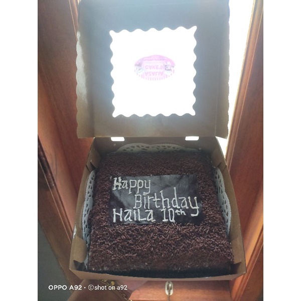 

BROWNIES PANGGANG FUDGY SEKAT