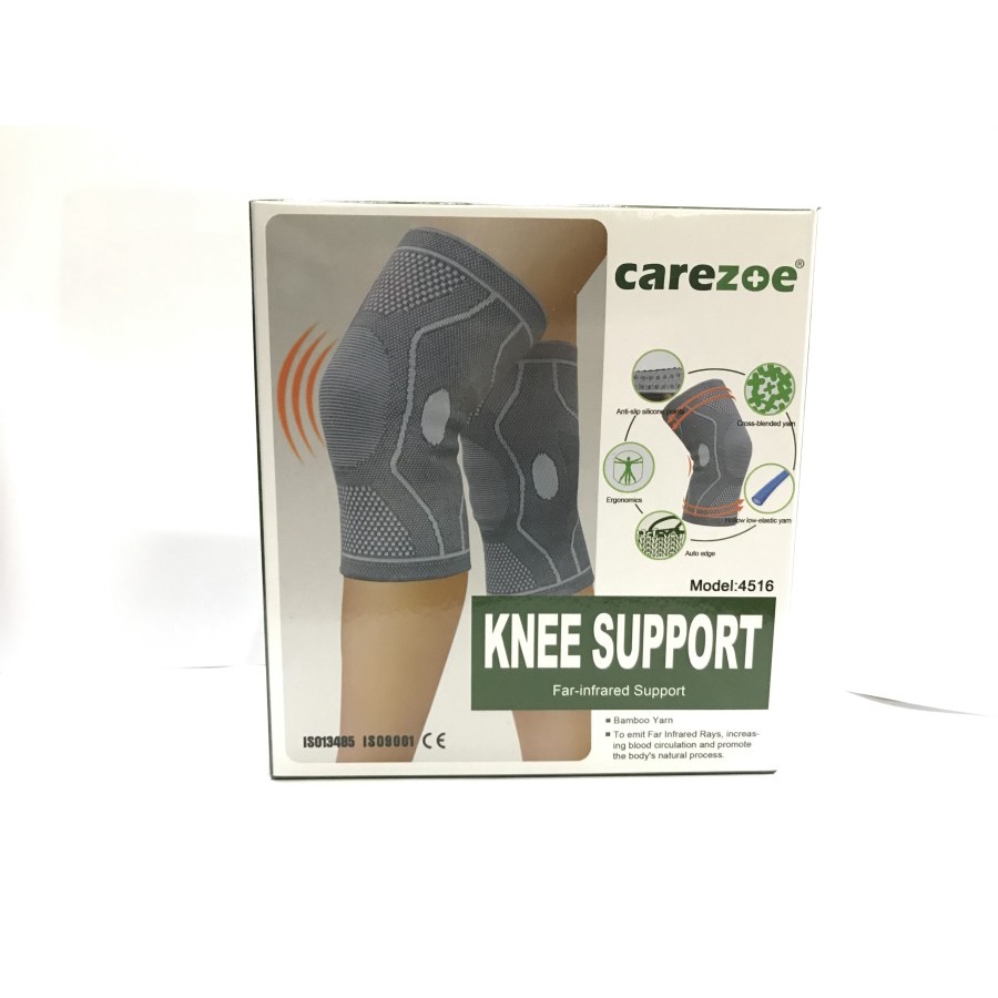 Knee Support / Deker Lutut 4516 / Carezoe / Bamboo / Sinar infrared / COD