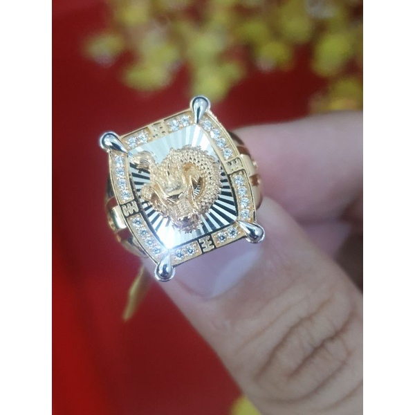 cincin cowo pria gold dragon emas tua kadar 700