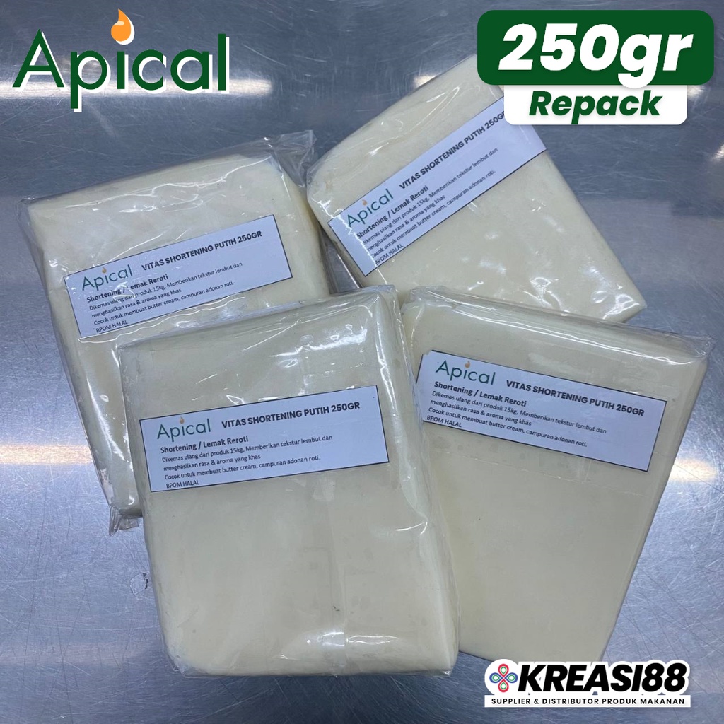 Jual Vitas Margarin Putih Shortening / Lemak Reroti 250gr / Vitas