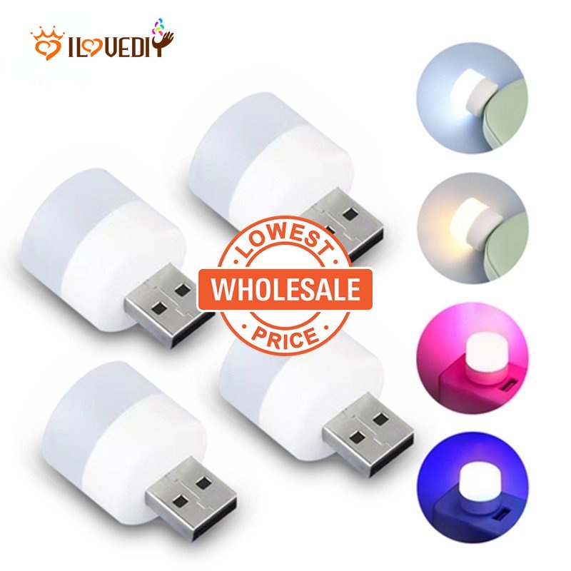 [Harga Grosir]Lampu Baca LED Mini Portable Power Charging USB Proteksi Mata