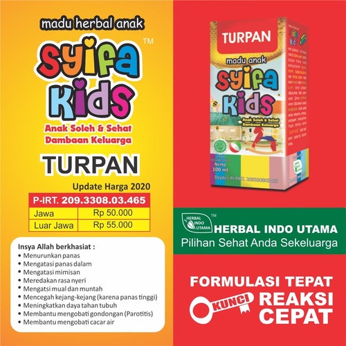 

Nafariz724 Syifa Kids Turpan Madu Penurun Panas Demam 100 Ml