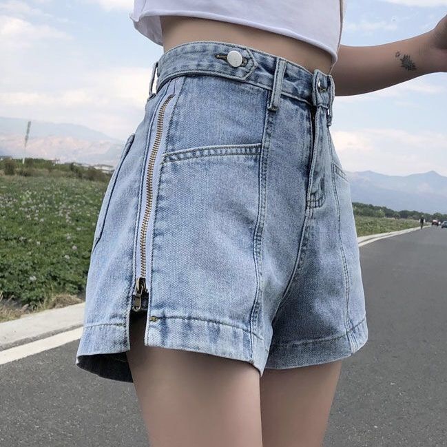 OOTD Hot Pants Jeans Celana Pendek Wanita Korea KEKINIAN STREETWEAR