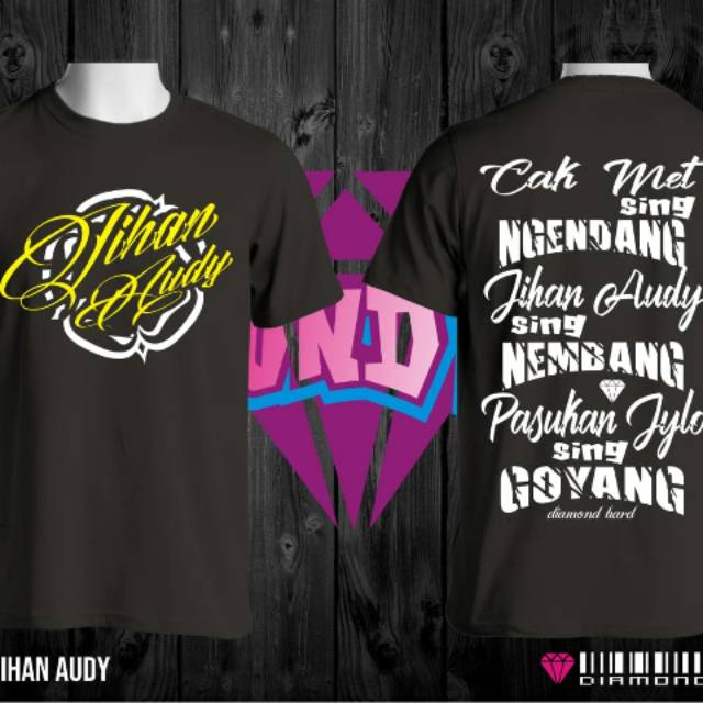 KAOS DISTRO JYLO ORIGINAL JIHAN AUDY KODE CAK MET SING NGENDANG JIHAN AUDY SING NEMBANG