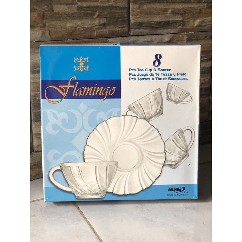 flamingo teh set~cangkir set migi