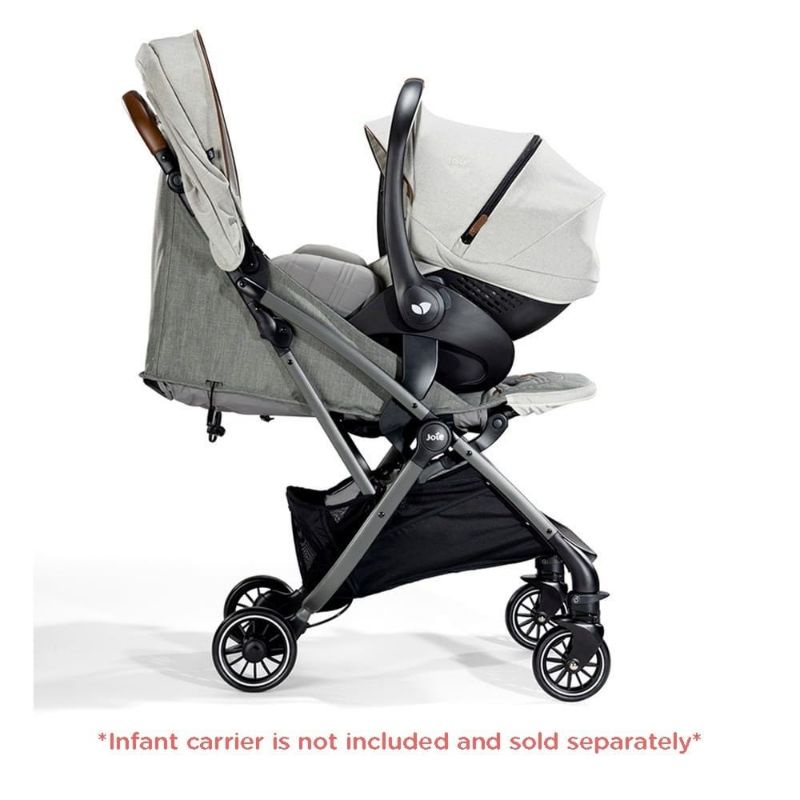 Joie Tourist Signature &amp; Tourist G Stroller With Rain Cover Auto Fold Cabin Size