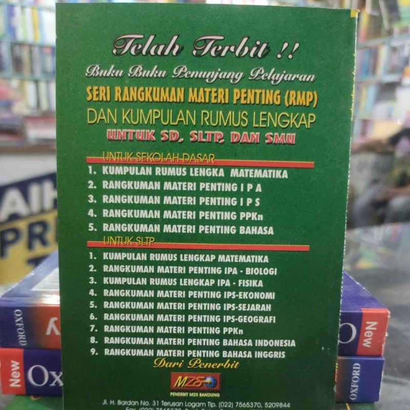 BUKU RANGKUMAN MATERI PENTING IPA SD KELAS 4.5 DAN 6-1