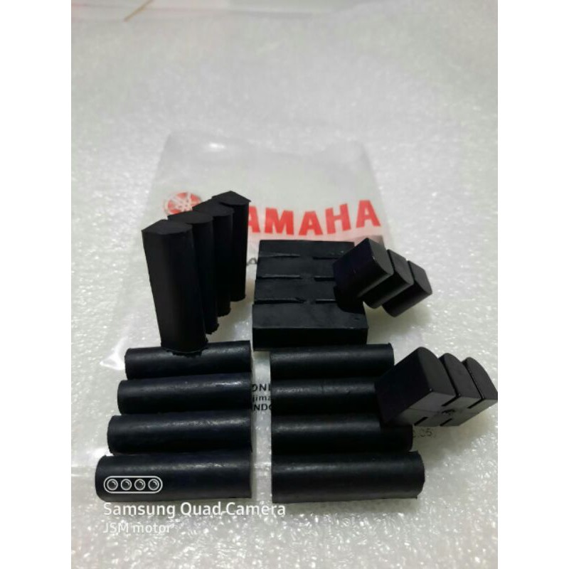 Karet Ganjel Ganjelan Ganjal Peredam Blok Mesin RX King Lama Old New 1set