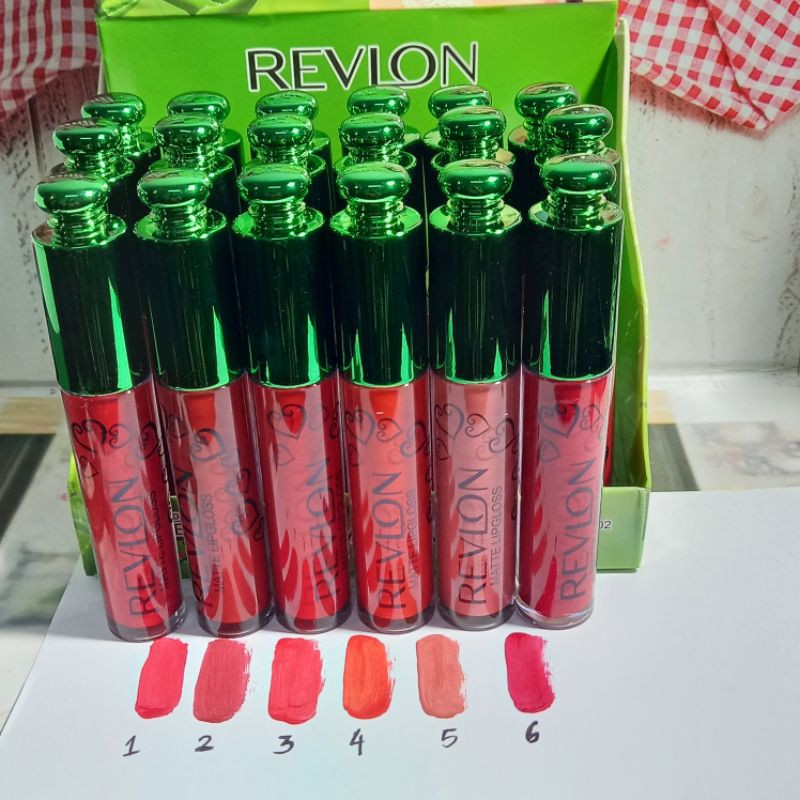 PROMO BESAR !!! LIPGLOSS MATTE  REVLON 99% ALOE VERA NEW  NO.ZG-0802