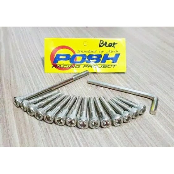 [HARGA PROMO] baut blok mesin BEAT?SCOOPY baut cvt blok mesin BEAT/SCOOPY full set