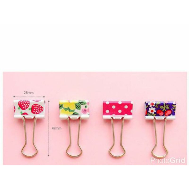 

clip binder motif/clip binder murah/ clip binder lucu/ clip binder polkadot/ clip binder bunga/ clip binder