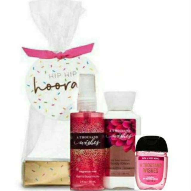 BATH &amp; BODY WORKS BBW IED HAMPERS LEBARAN BIRTHDAY GIFT SET TRAVELSIZE PAKET HEMAT