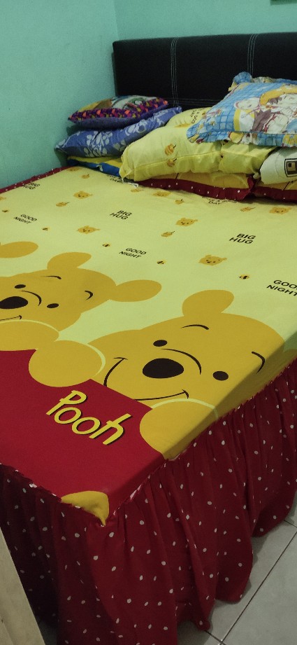 Penambahan Karet Sprei Anti Geser