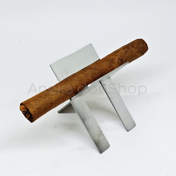 Dudukan Cerutu Stainless - Cigar Stand